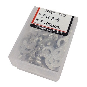 ニチフ 圧着端子 R2-6(100ヶ)