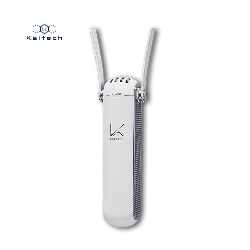 【50％OFFクーポン対象商品】カルテック 光触媒除菌・脱臭機 ターンド・ケイ 首掛けタイプKL-P01 W(ホワイトカラー) 