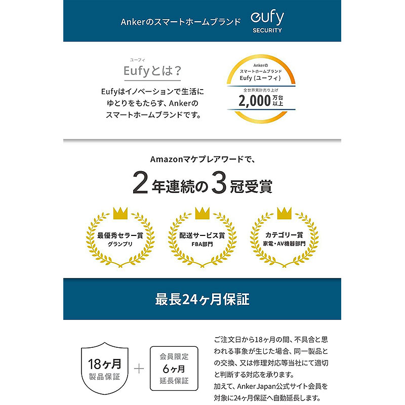 アンカー Anker Eufy(ユーフィ) Security SmartTrack Link