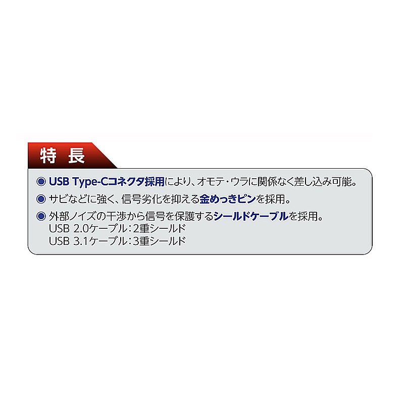 JAPPY USB-PD対応ケーブル Type-C (USB2.0)