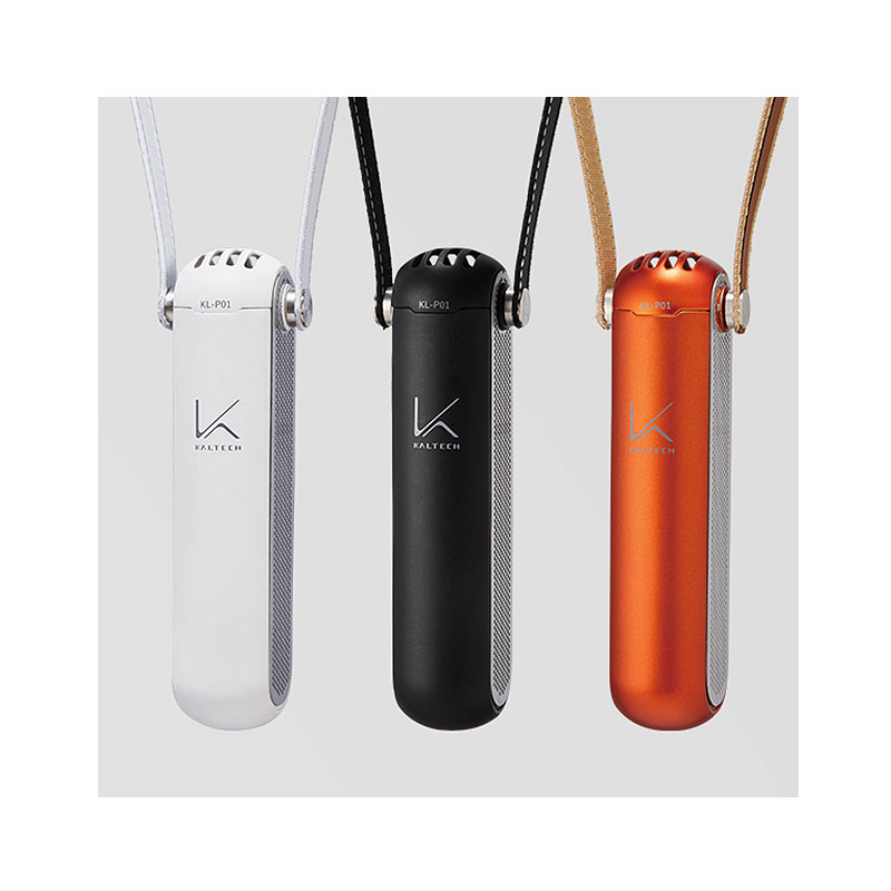 【50％OFFクーポン対象商品】カルテック 光触媒除菌・脱臭機 ターンド・ケイ 首掛けタイプKL-P01 W(ホワイトカラー) 