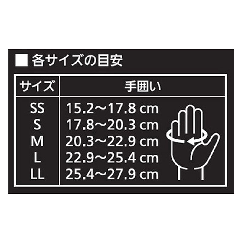 Panasonic ストロングンテ タングステン耐切創手袋(デイリーユース) レベルD＜手のひら柔らかゴムコート付＞家庭用