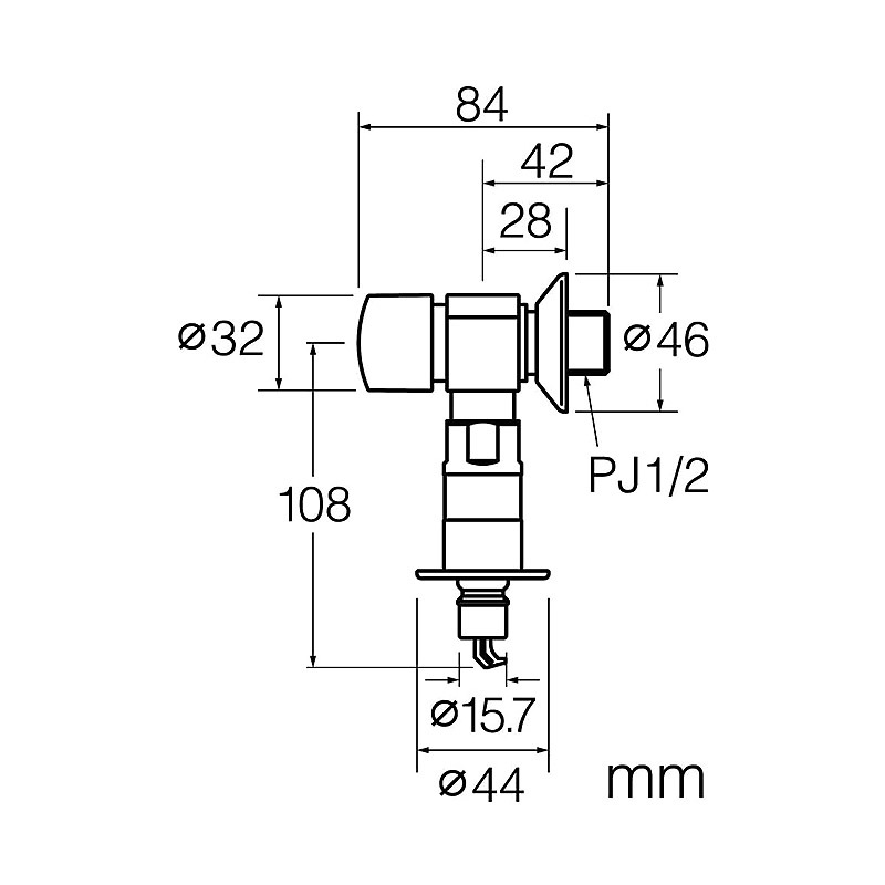 SANEI FB洗濯機送り座水栓（寒冷地用） ウルトラファインバブル スリムタイプ 安全装置付き PY1433T6K
