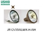USHIO　（ウシオライティング）　JR12V35WLM//K-H-WH　ローボルトハロゲン電球　リアコート　ミラー径50ミリ　口金GU5.3　中角|【JR12V〜　】ローボルト用ダイクロハロゲン|ハ