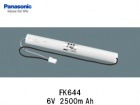 Panasonic（パナソニック）　FK644 　6V　2500mAh　誘導灯・非常灯交換用バッテリー|パナソニック電工|誘導/非常灯バッテリー
