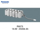 Panasonic（パナソニック）　FK675 　14.4V　2500mAh　誘導灯・非常灯交換用バッテリー|パナソニック電工|誘導/非常灯バッテリー