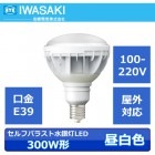 IWASAKI　（岩崎電気）　LDR30N-H-E39/W850　（旧LDR33N-H/E39W750後継品）　セルフバラスト水銀灯300W形　100-220V用　口金E39　昼白色　本体色：白|LE