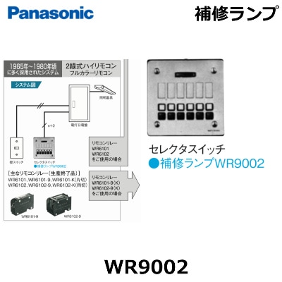 Panasonic��(�ѥʥ��˥å��ˡ�WR9002���佤���ס�15V��20mA����10�ĥ��åȡ�2�����ϥ���⥳�󡦥ե륫�顼��⥳���ѡ�