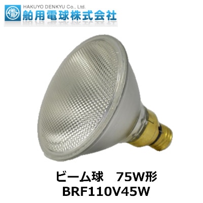 リフレクターランプRF110V450WH 舶用電球株式会社10個まとめ売り