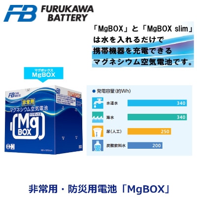 未使用 マグネシウム空気電池 MgBOX AMB4-300 マグボックス 非常用