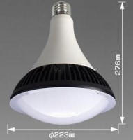 NICHIDO（日動工業）　L90W2-E39-5000K　一般水銀灯200W形　200V用　口金E39　5000K（昼白色）|LED（一般水銀灯形）|LEDランプ