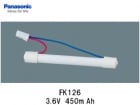Panasonic（パナソニック）　FK126　3.6V  450mAh　誘導灯・非常灯交換用バッテリー|パナソニック電工|誘導/非常灯バッテリー