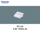 Panasonic（パナソニック）　FK134　4.8V  600mAh　誘導灯・非常灯交換用バッテリー|パナソニック電工|誘導/非常灯バッテリー