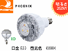 PHOENIX　(フェニックス電機）R-leds LDR100/200V27D-H-E39　明るさ250W形　100V/200V兼用　口金E39　6500K（昼光色）|水銀灯代替LED照明（250W形