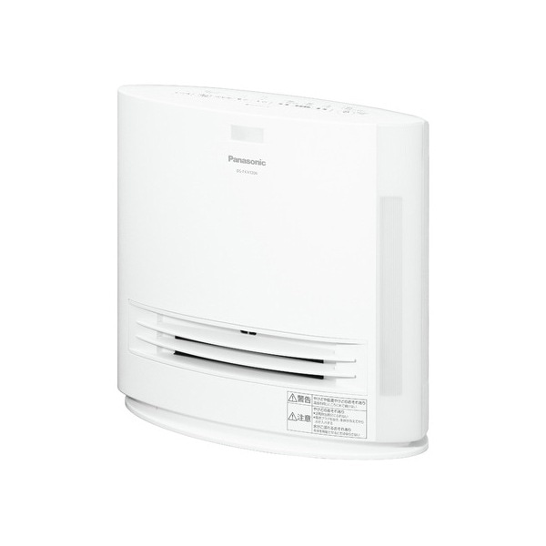 【美品】Panasonic ファンヒーター DS-FKX1206 加湿セラミックファンヒーター DS-FKX1206-W [人感センサー付き