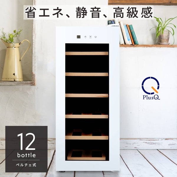 PlusQ(ץ饹塼) 磻󥻥顼 12ܥȥ BWC-012P(W) ۥ磻 57124