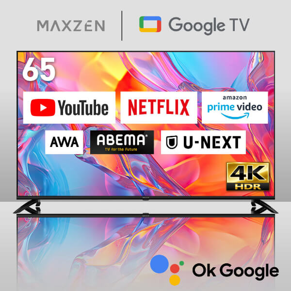 MAXZEN&nbsp;��ˡ�͸���۱վ��ƥ�� 65V����4K�б�GoogleTV  MVU65CH07&nbsp;58413
