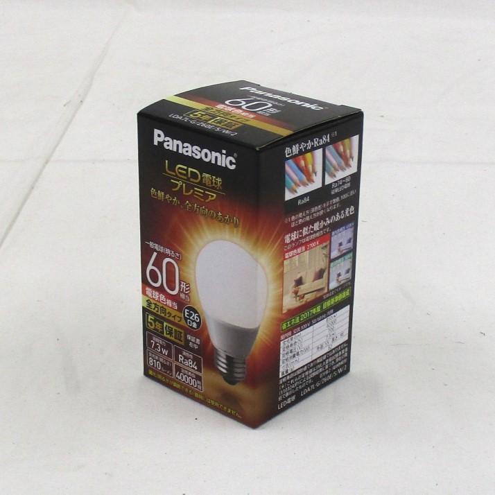 LDA7L-G/Z60E/S/W/2】 パナソニック LED電球E26全方向プレミア