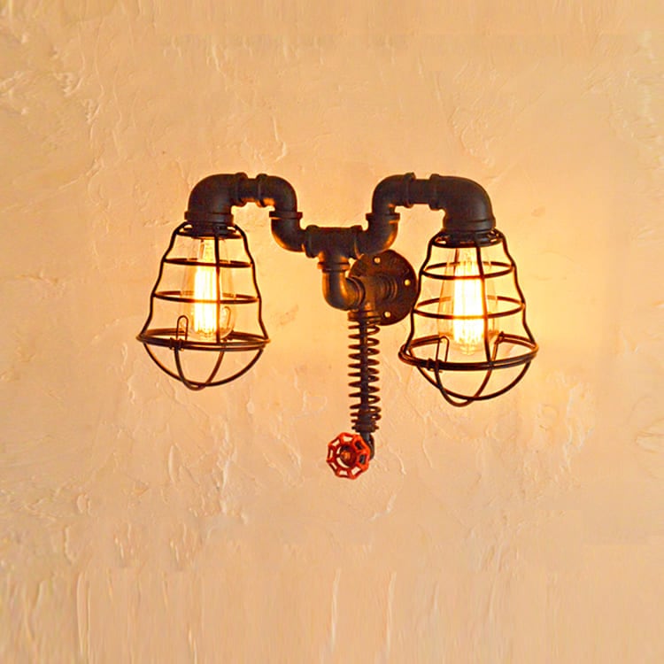 アメリカンガレージスタイルの個性的でおしゃれなブラケットライト。 ｜ WH007