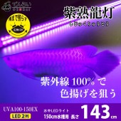 室内飼育のUV-A不足を補う、紫外線100%の水中LEDライト｜UV100-A-150EX