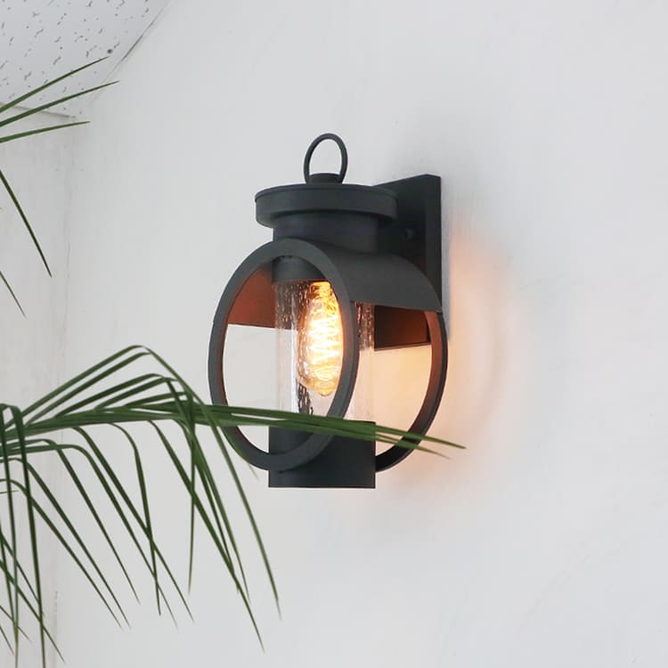 泡ガラス×丸いフォルムのマリンランプ。柔らかな光を演出。 ｜ WP018-S