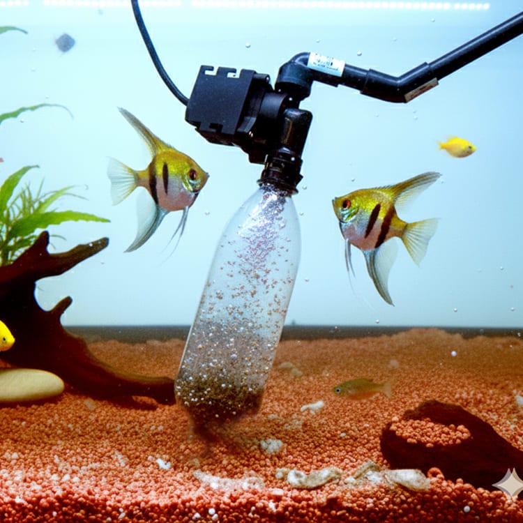 水槽の底砂やゴミを簡単除去！便利な水中クリーナーモーターが登場 | Z028