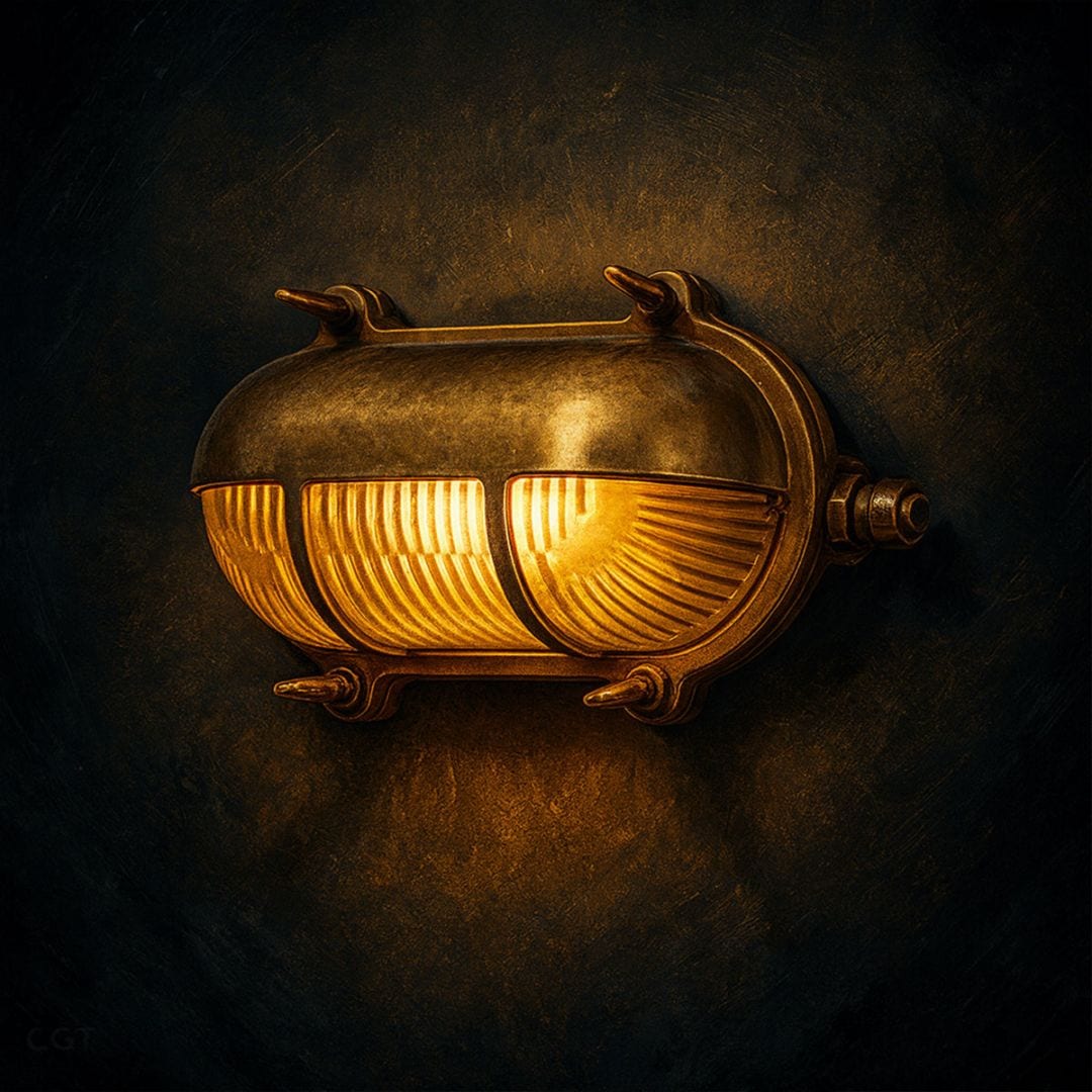 ヨーロッパデザインの真鍮製ウォールランプ。アンティークな輝き！ ｜ M-WP001