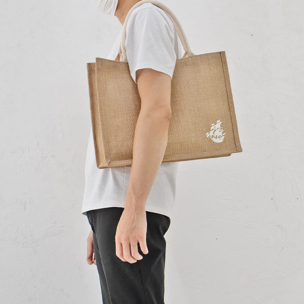 A4の収納もOK！丈夫な生地のトートバッグ。買い物や通勤に最適｜bag002