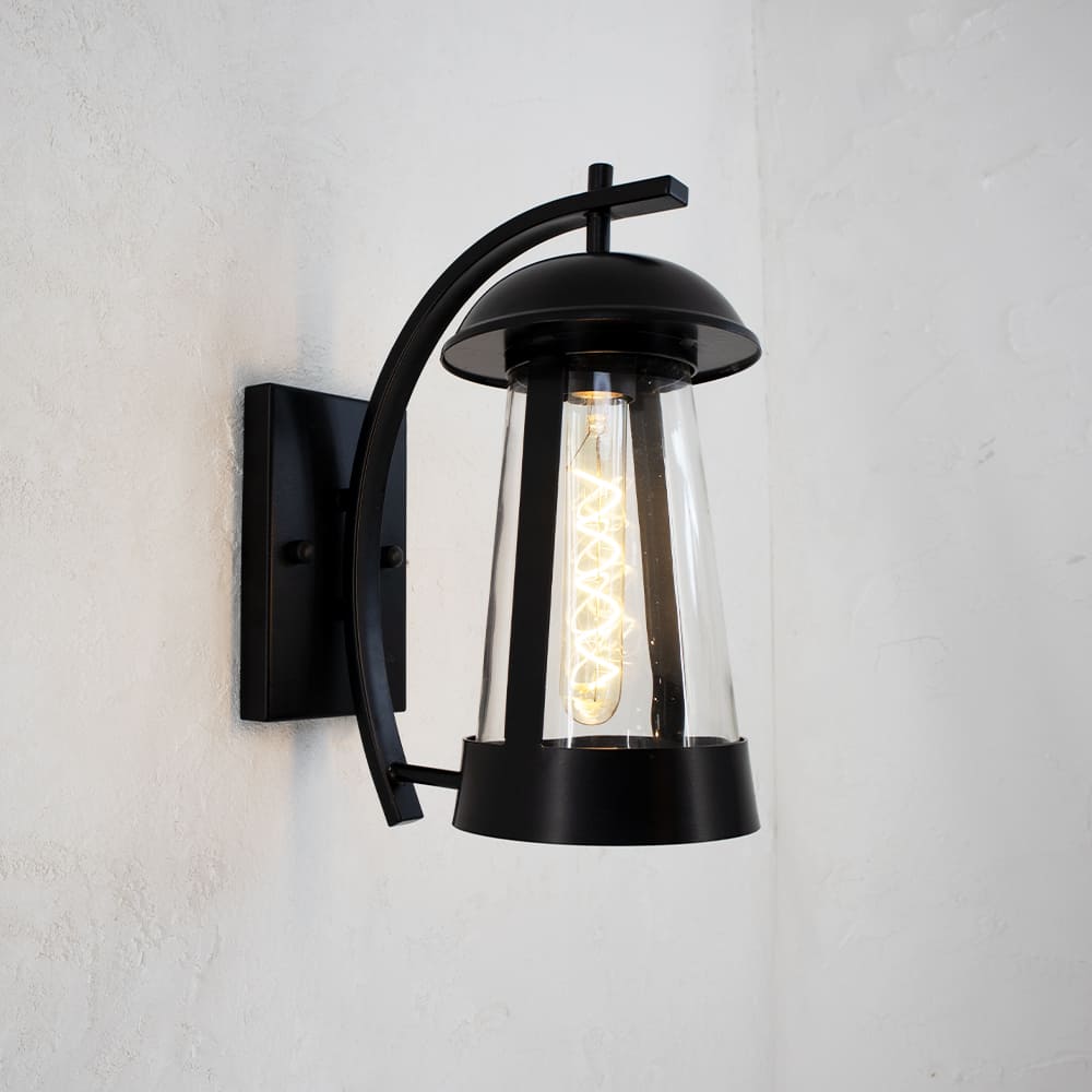 玄関を優雅に演出！曲線が美しいランタン風屋外照明 ｜ wp060-s