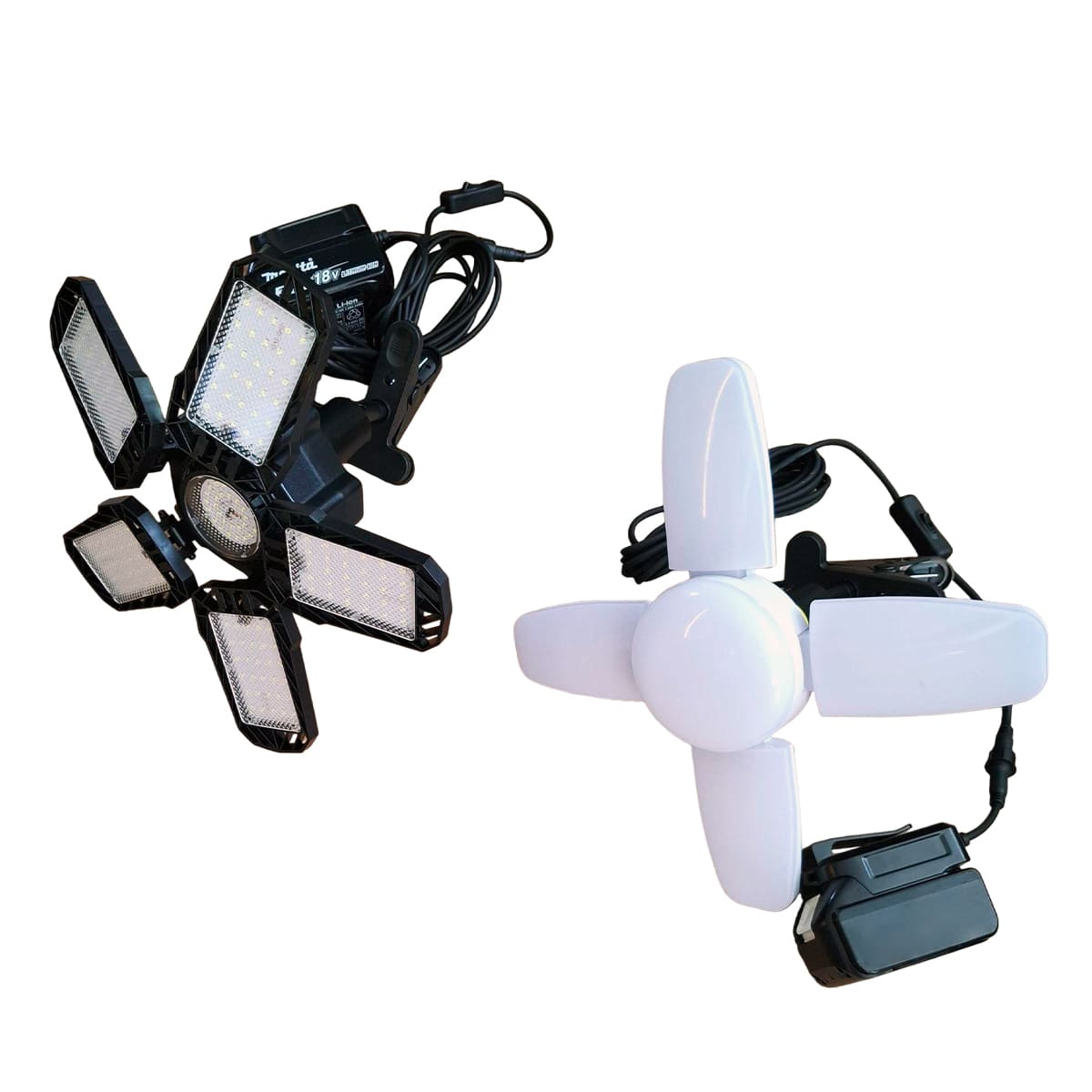 作業効率UP！軽くて明るい、ハイコーキバッテリー対応クリップライト｜Z039-hikoki