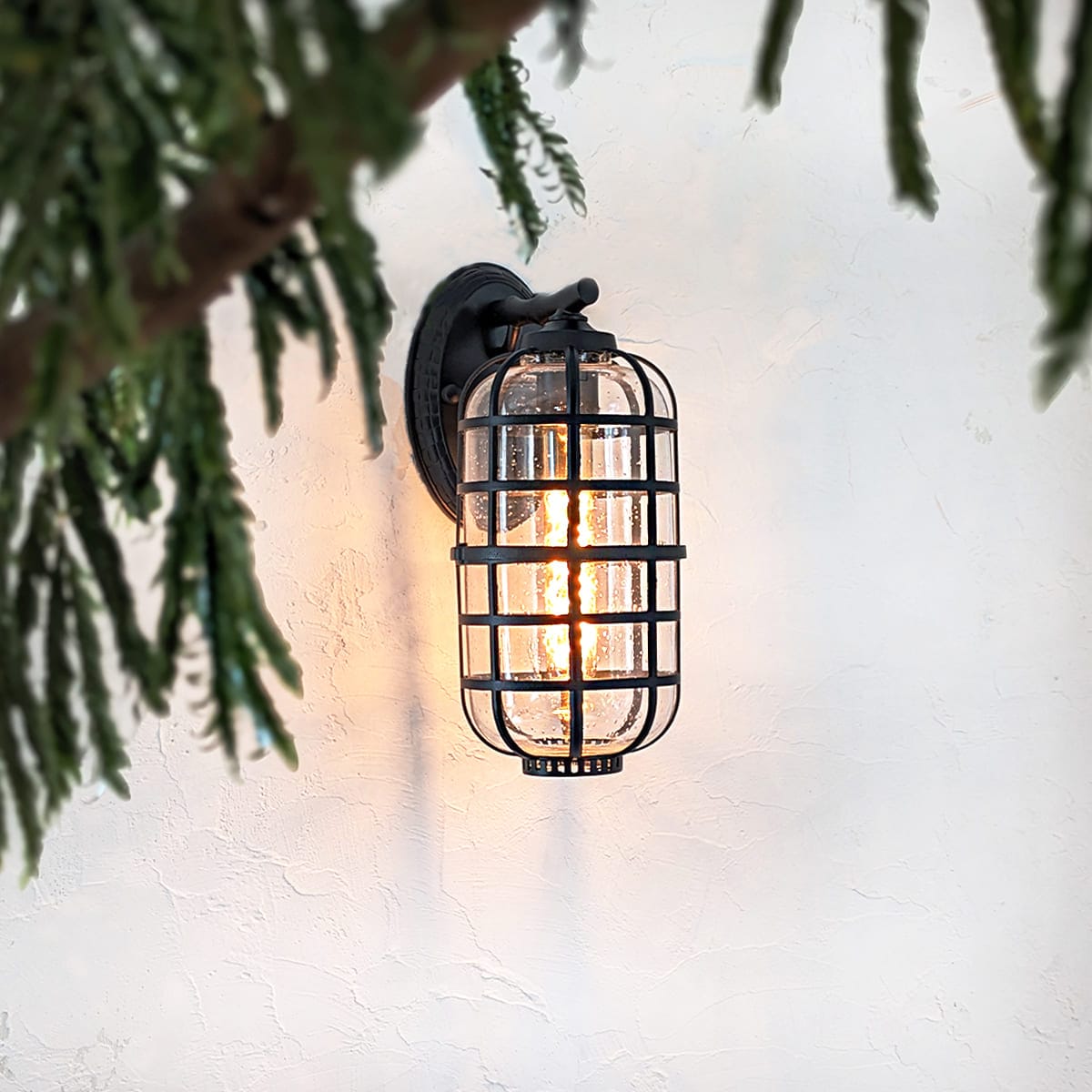 玄関やテラスに最適！格子デザイン×フレームのモダン照明 ｜WP102