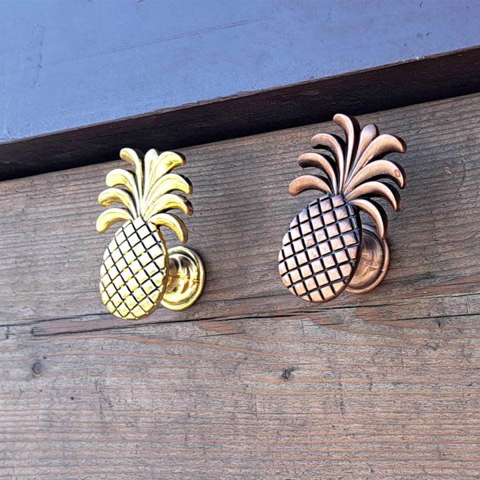 パイナップル型ノブで引き出しや扉をおしゃれにDIY！遊び心をプラス！｜Pineapple-knob