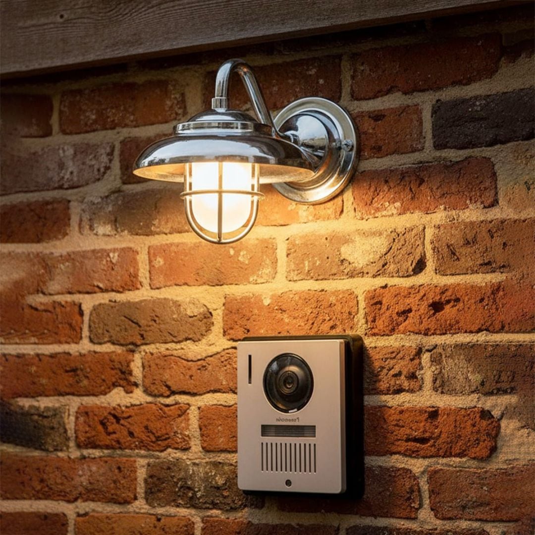 小さくても存在感のあるおしゃれ照明！インターホンサイズのマリンランプ ｜WPM01