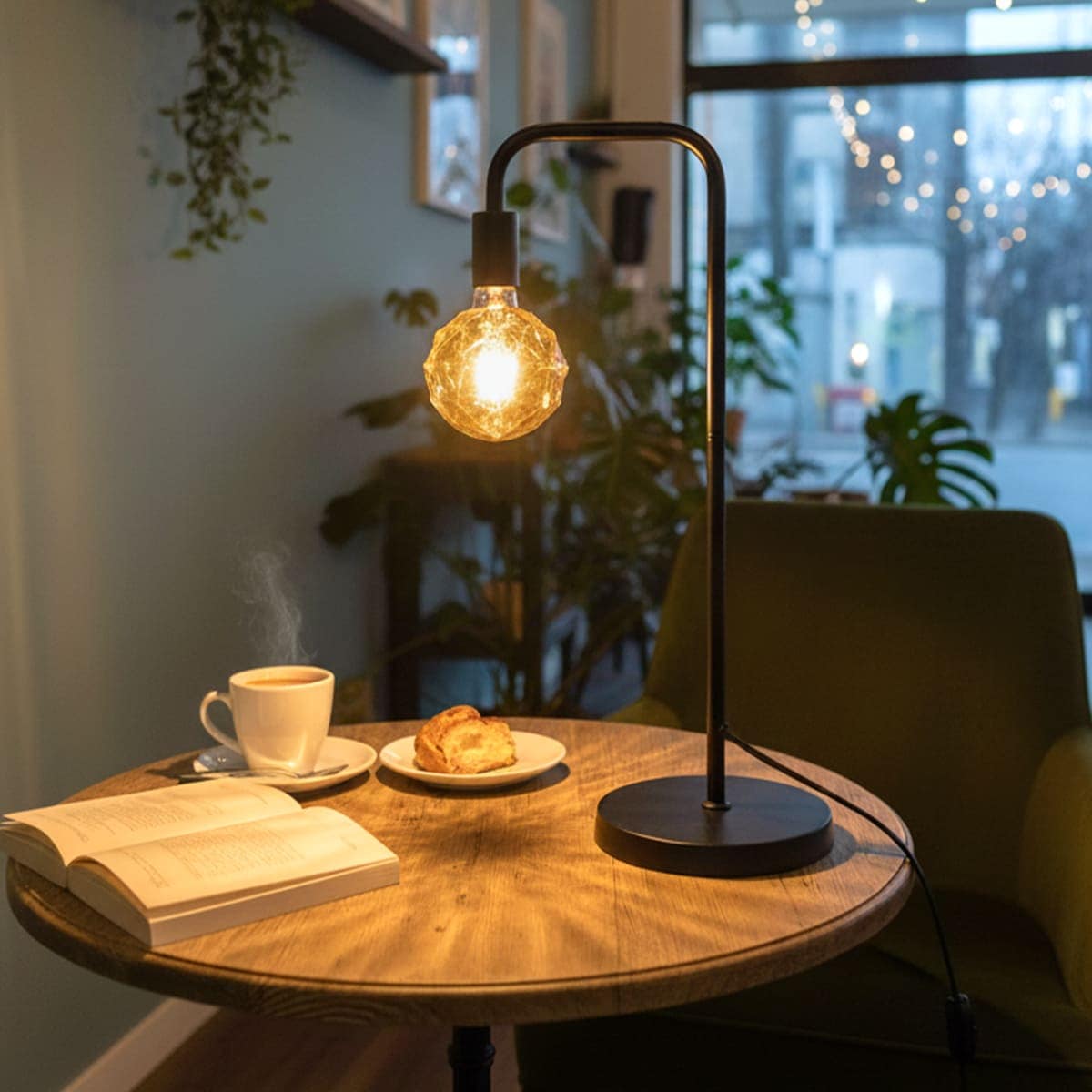 デスクにも床にも！1台2役の伸縮式LEDスタンドライト