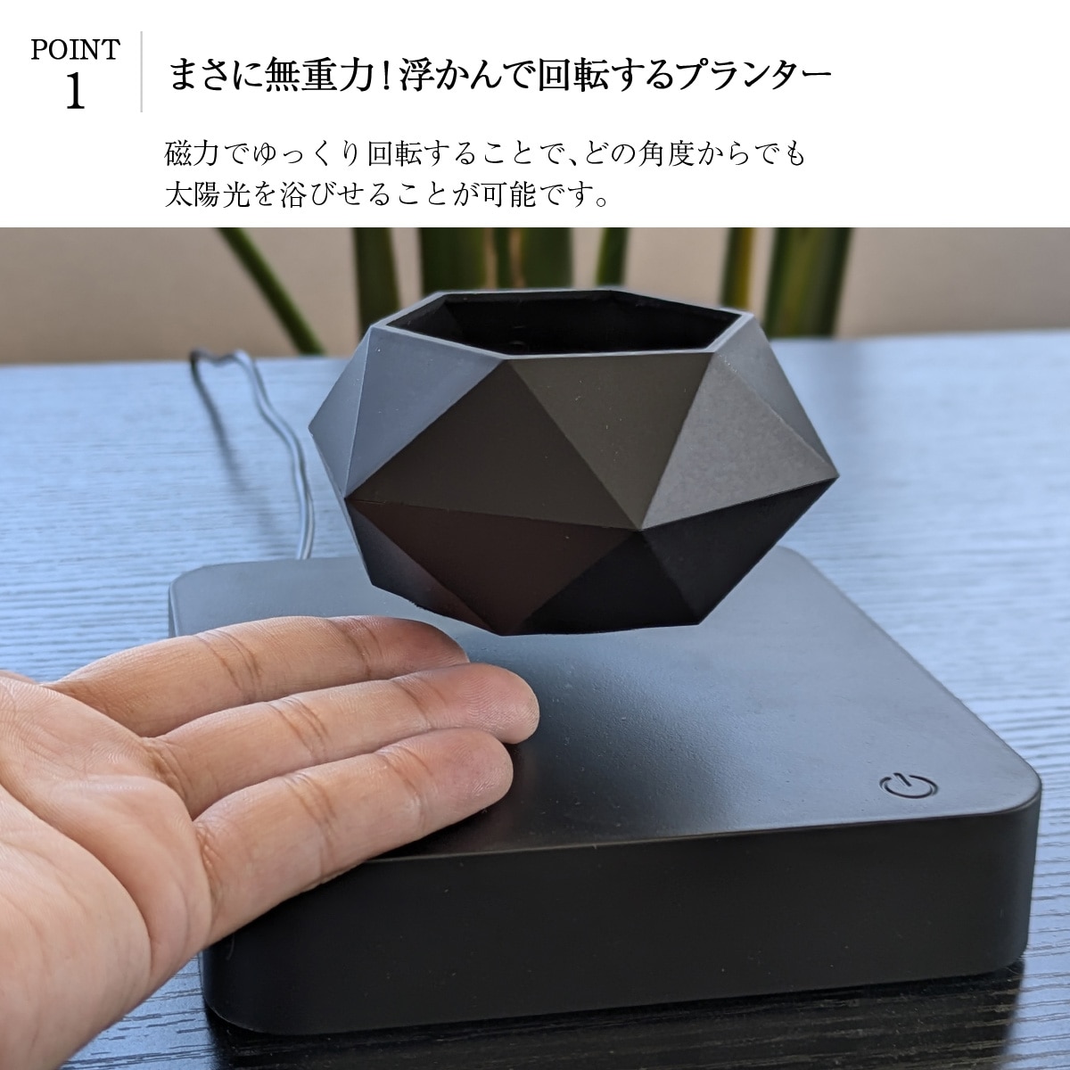 空間に驚きをプラス!浮遊するプランターでインテリアをアップデート。 |Desk-Plant