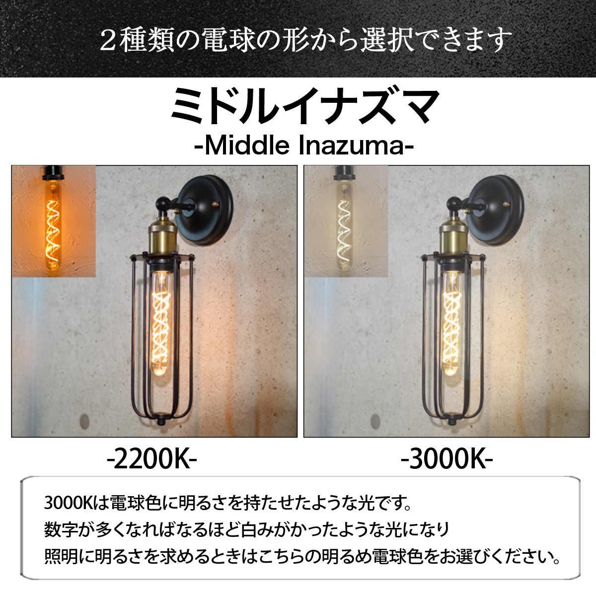 温かみのある光が空間を彩る、インダストリアルデザインの壁掛け照明。 | WL001