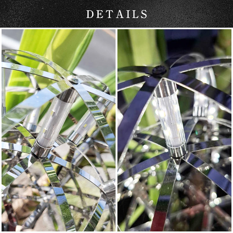 グランピング施設やガーデンにおすすめ！屋外対応の輝くLEDシャンデリア｜WPP035