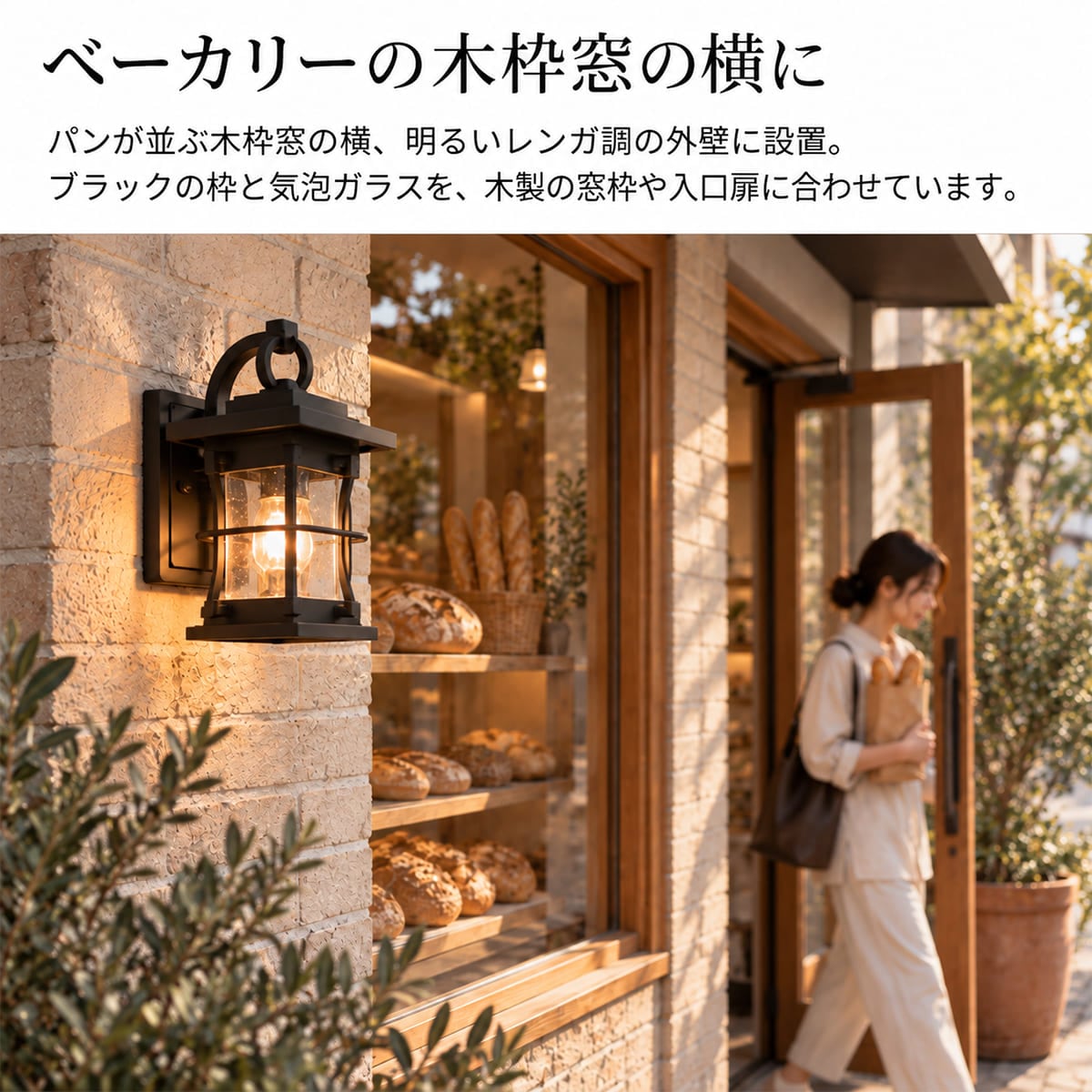 和モダンなデザインで、上品な灯りをご自宅の玄関に ｜ WP009