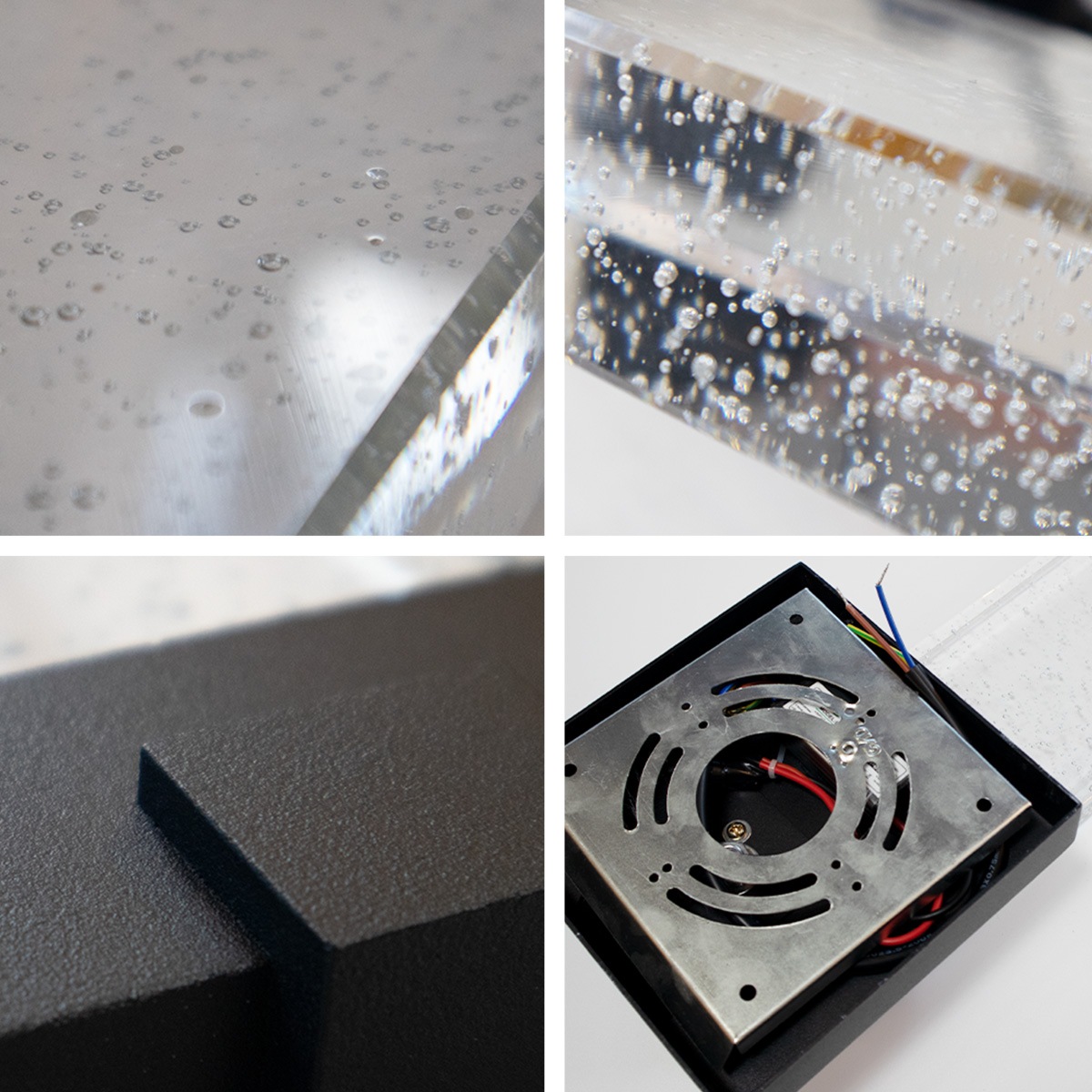 美しいガラスの輝きに見惚れる、ラグジュアリーな屋外ブラケットライト|WP050