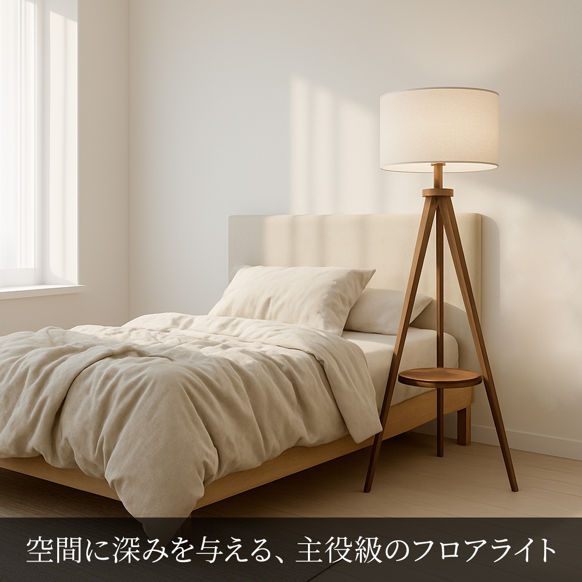 オールドアメリカン調の高級感。三脚型フロアスタンド|stand031