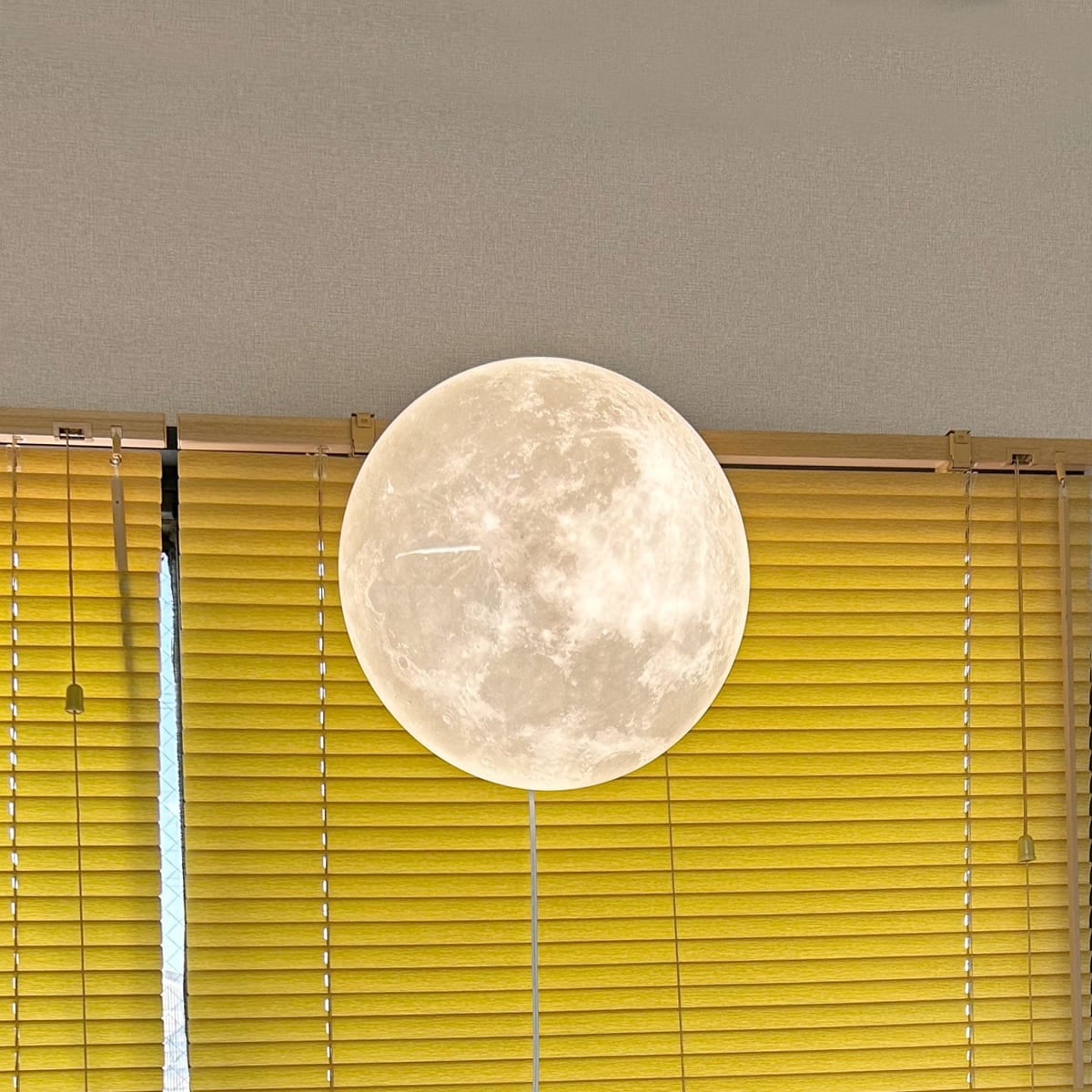 幻想的な月のデザイン照明。天井&壁掛け対応・調光付き|C020