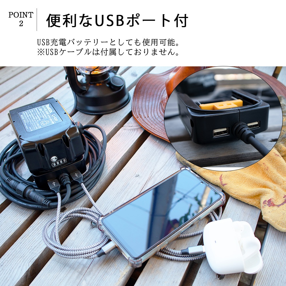 電源不要でどこでも明るく！アウトドアに最適なストリングライト