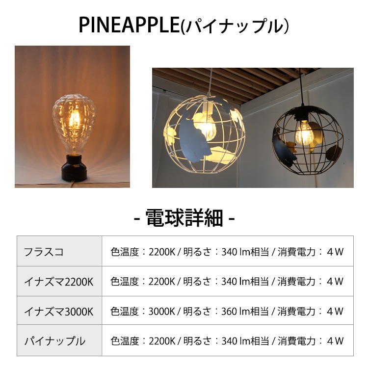 遊び心のある地球儀型ペンダントライト。お部屋のアクセントに！｜ P039