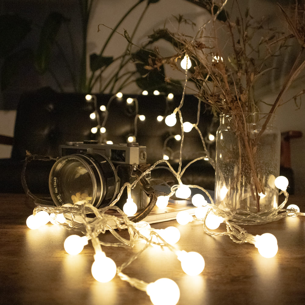 ふんわり輝くジュエリーライト。USB電源＆リモコン付きで便利な操作性｜BL070