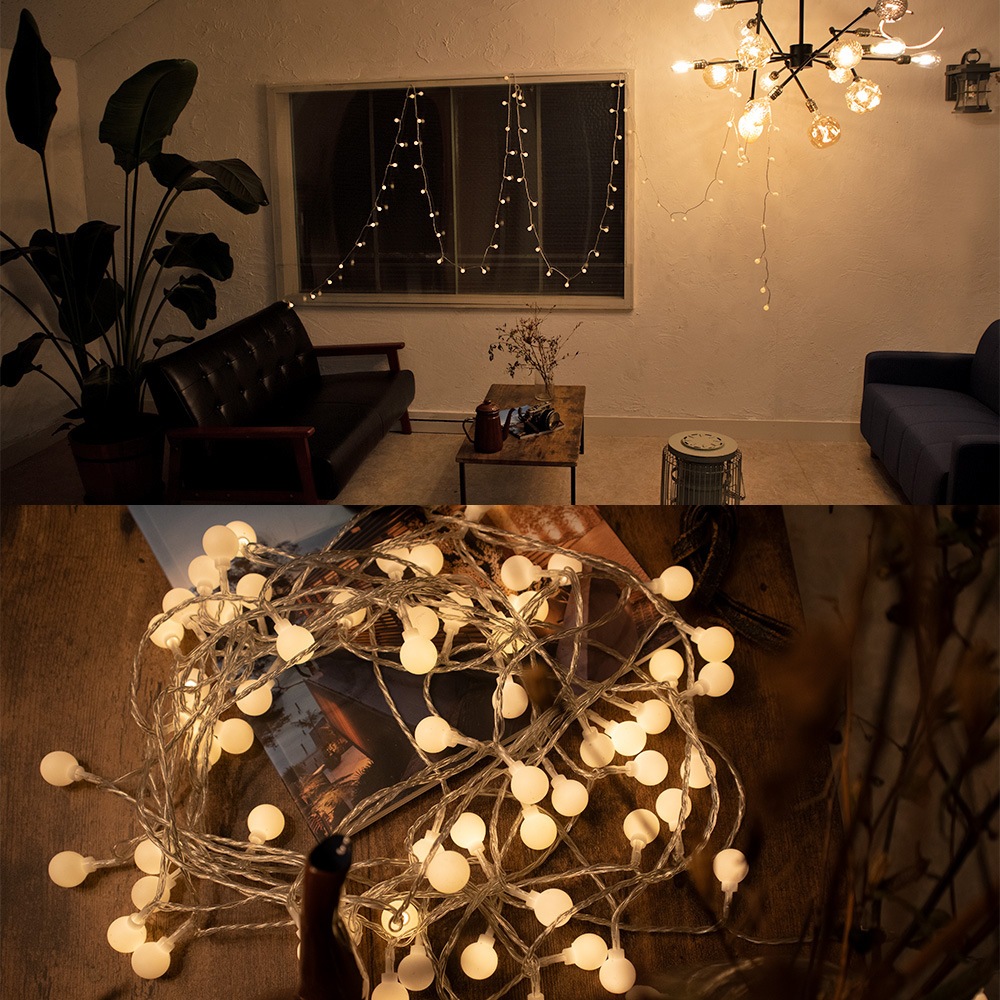 ふんわり輝くジュエリーライト。USB電源＆リモコン付きで便利な操作性｜BL070