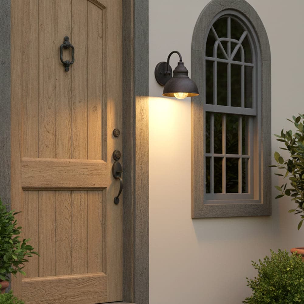 可愛いレトロデザイン！玄関をおしゃれに彩る屋外照明