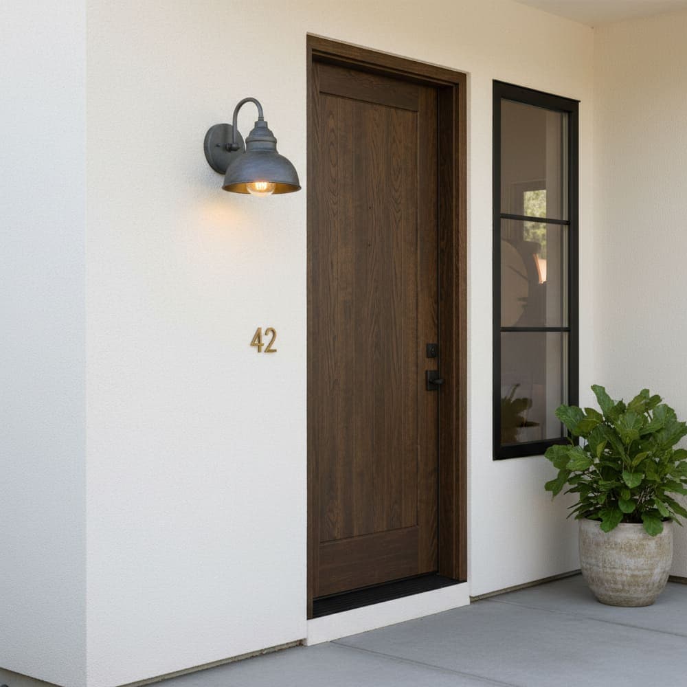 可愛いレトロデザイン！玄関をおしゃれに彩る屋外照明