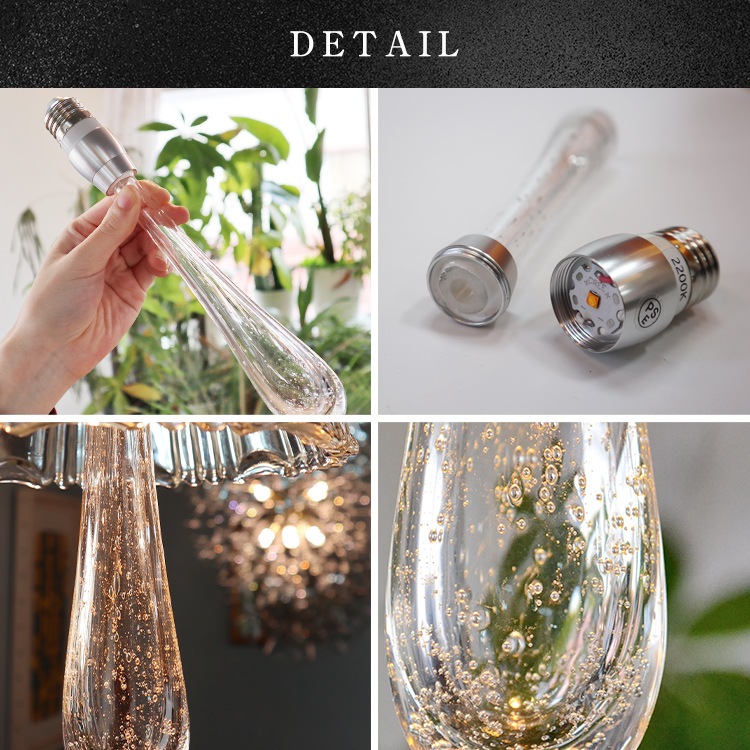 水滴デザインのLED電球。温かみのある美しい光。 | BL026