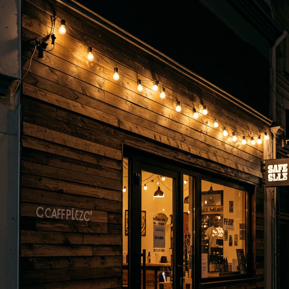 屋外OK！キャンプやお庭の装飾にピッタリな20灯のストリングライト