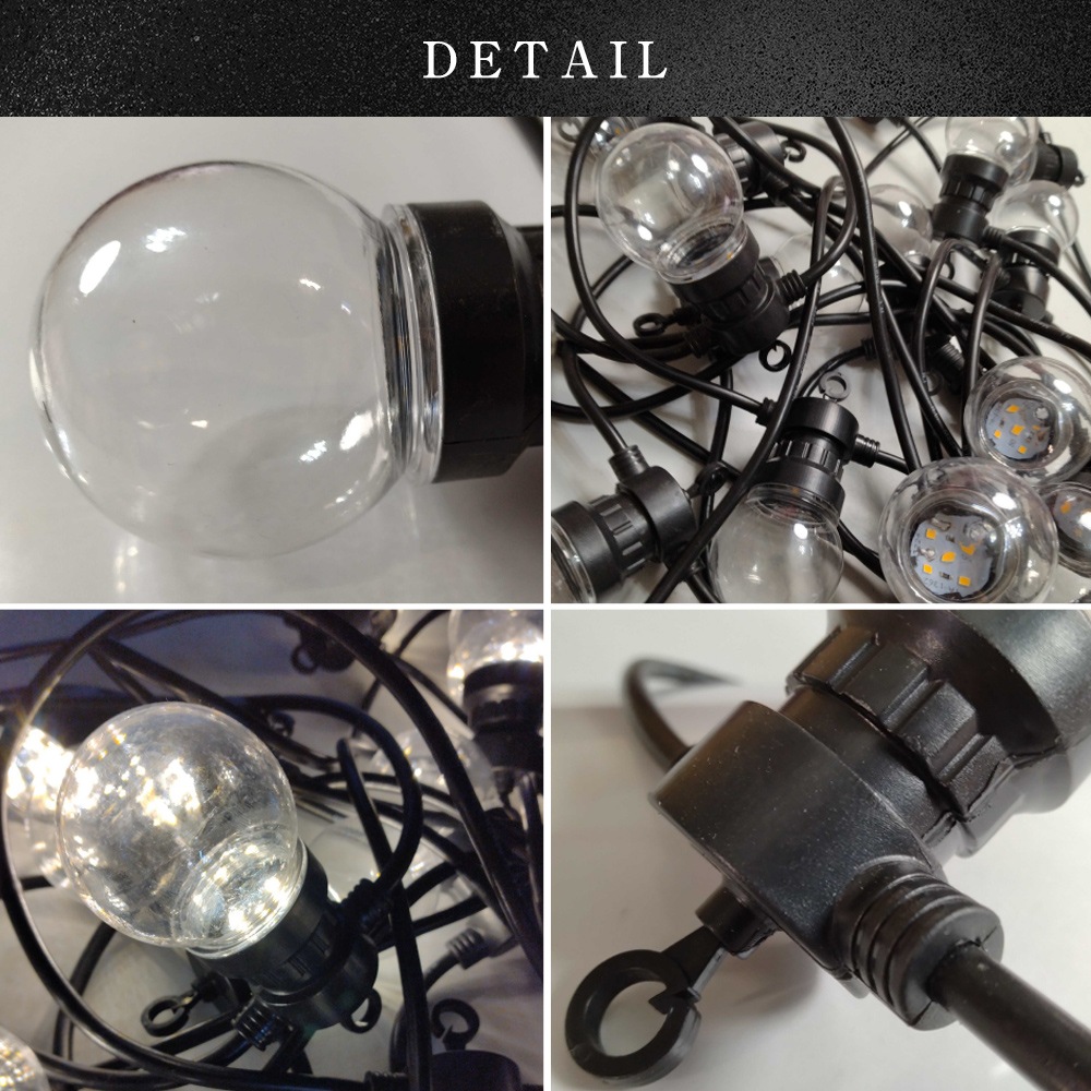 イベントや店舗の外装に最適！30m＆60灯のLEDストリングライト